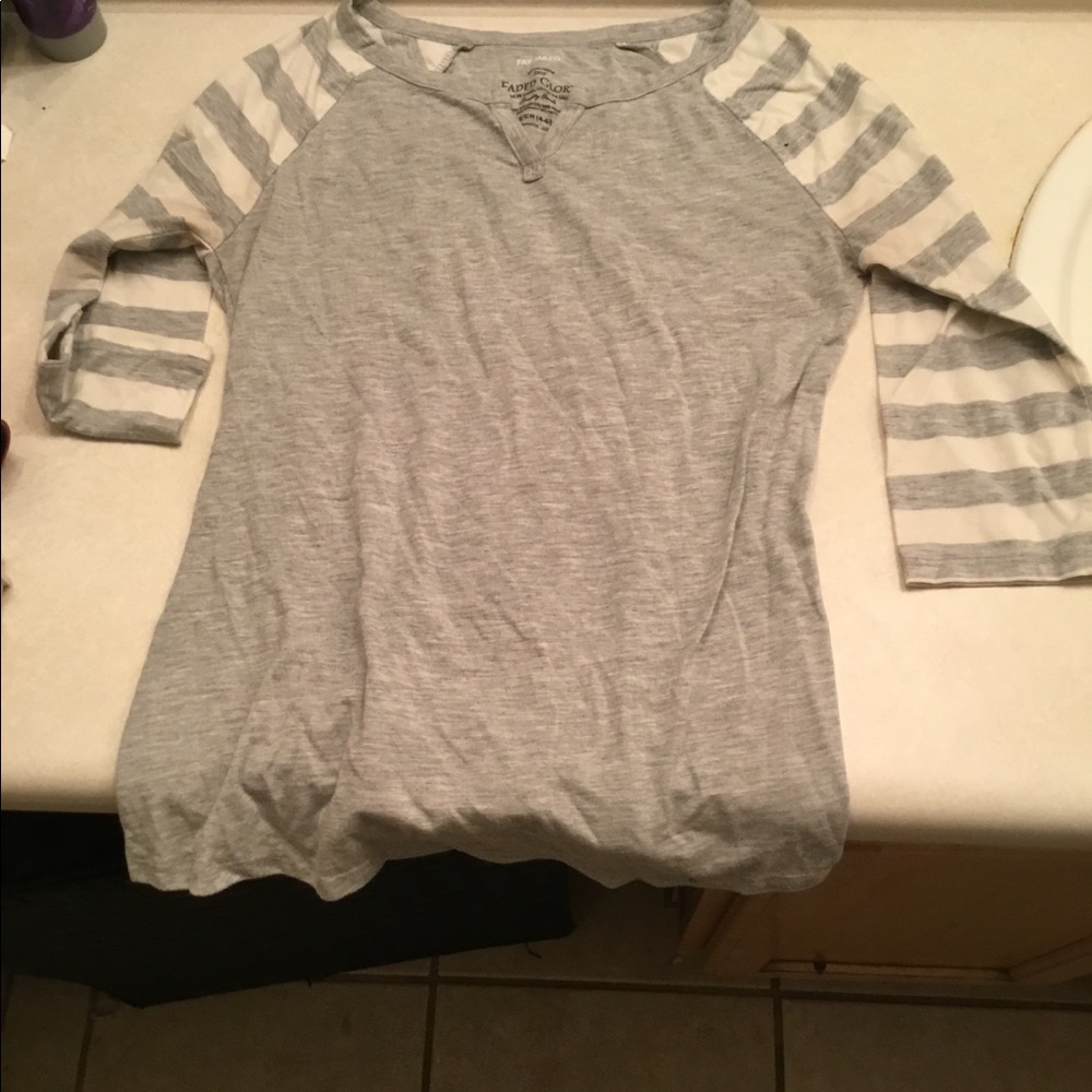 Grey Long T-Shirt